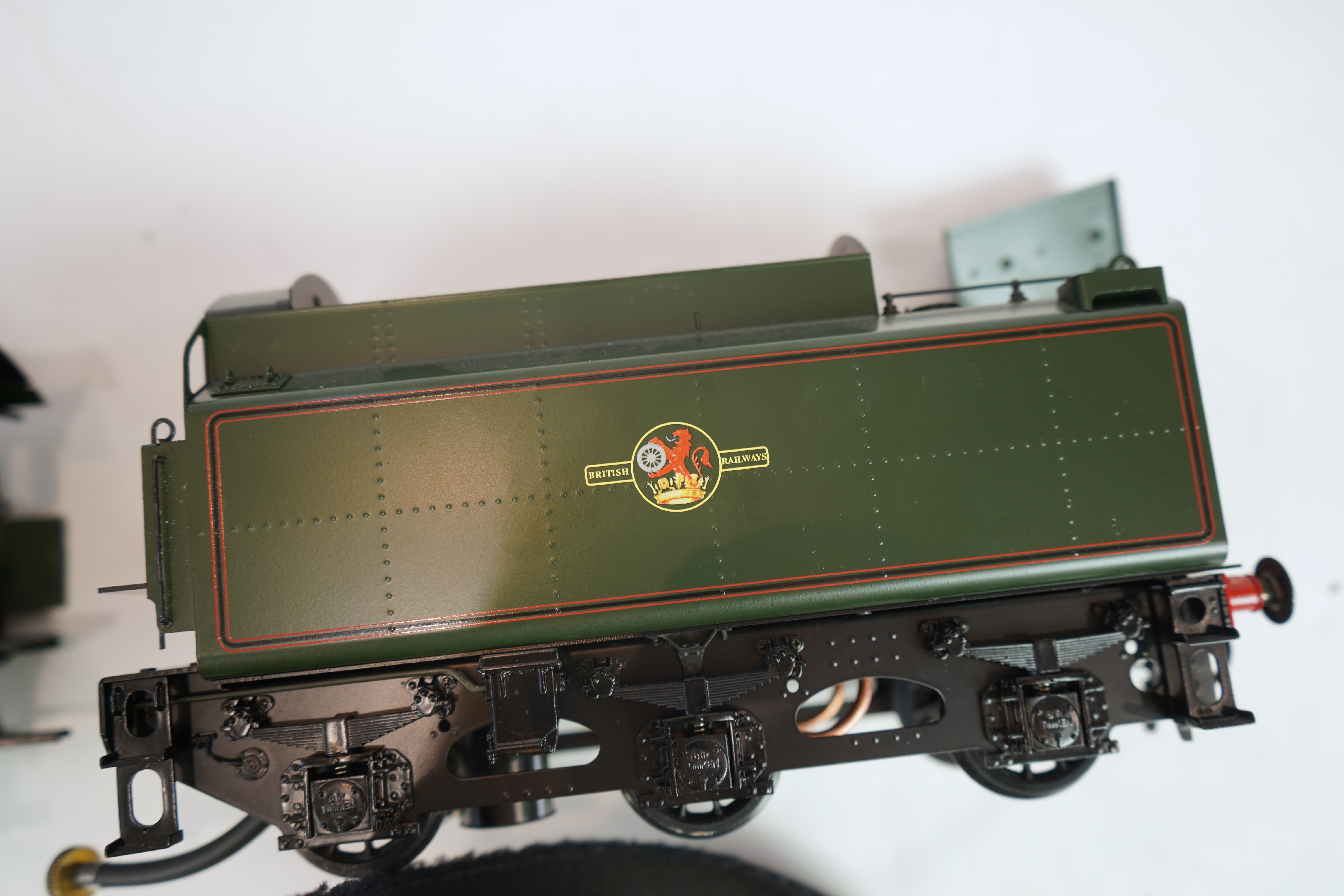 A Gauge One Aster Hobbies live steam BR Class 9F, 2-10-0 tender locomotive, Evening Star 92220, the factory ‘Built Up’ version, spirit fired working two cylinder motion, with assembly instructions, operating instructions